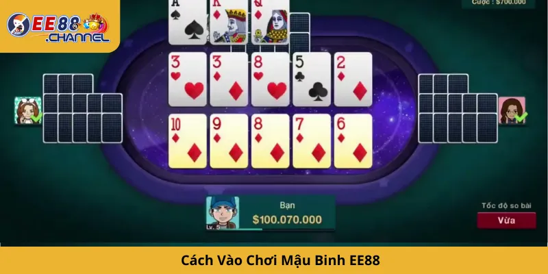 Cách Vào Chơi Mậu Binh EE88